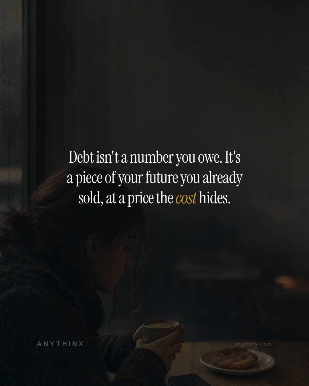 Debt isn't a number you owe. It's a piece of your future you already sold, at a price the cost hides.